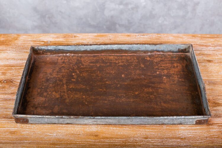 Bandeja rectangular de metal - Imagen 2