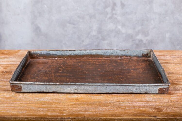 Bandeja rectangular de metal - Imagen 4