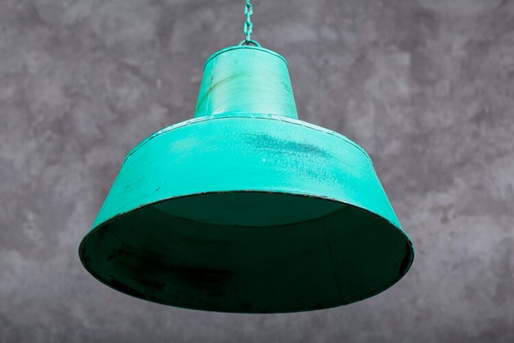 Pantalla para Lámpara metálica verde - Imagen 3