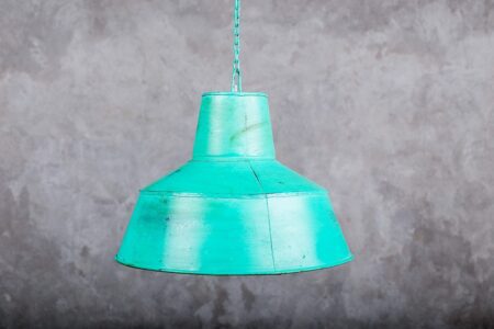 Pantalla para Lámpara metálica verde
