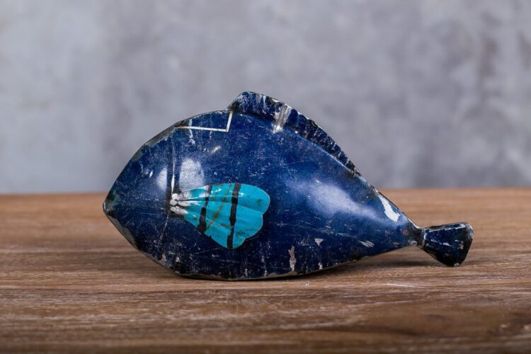 Pez de metal azul - Imagen 3