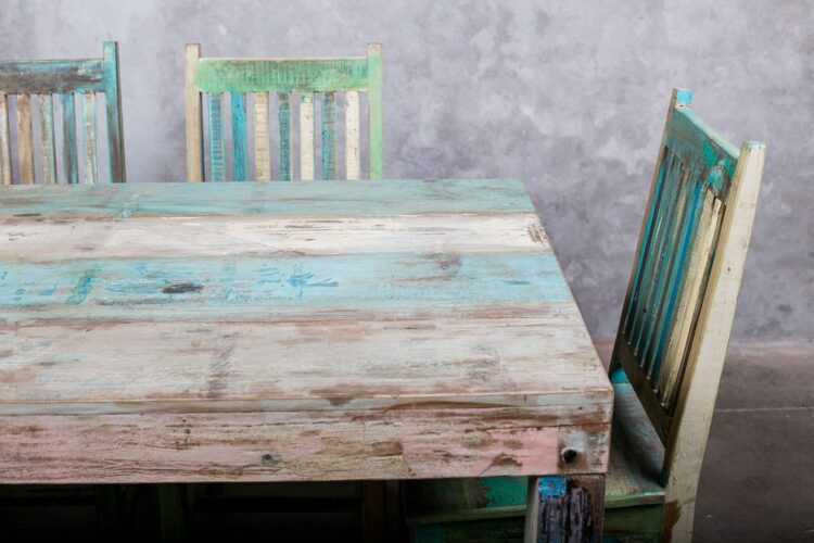 Mesa (fabricacion artesanal puede haber leves cambios de tonos - Imagen 6