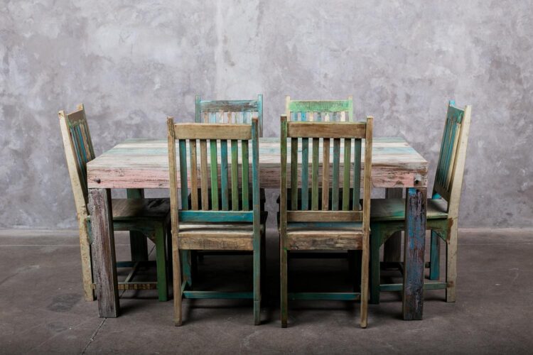 Mesa (fabricacion artesanal puede haber leves cambios de tonos - Imagen 8
