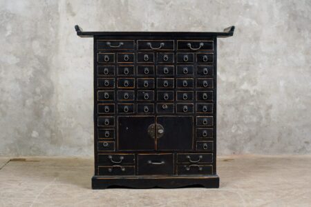 Mueble medicinal negro