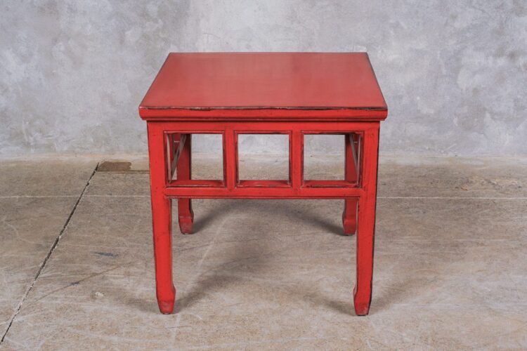 MESA LATERAL  LACADA(Color  ROJO y Color NEGRO) - Imagen 4