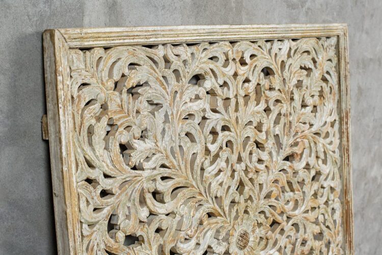 Panel/Respaldo de cama tallado 110x110 cms. - Imagen 4