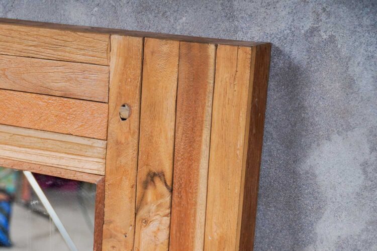 Espejo bloques de madera - Imagen 5