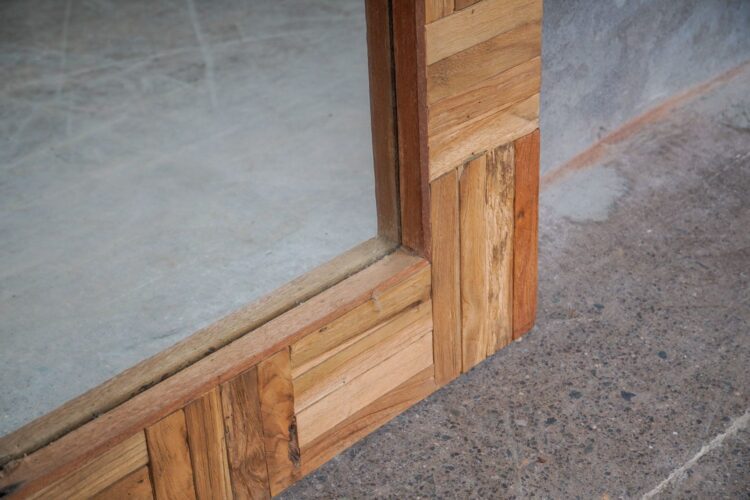 Espejo bloques de madera - Imagen 4