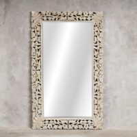 Espejo de madera tallado – Tienda Himalaya