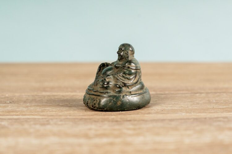 Buda feliz de bronce - Imagen 2