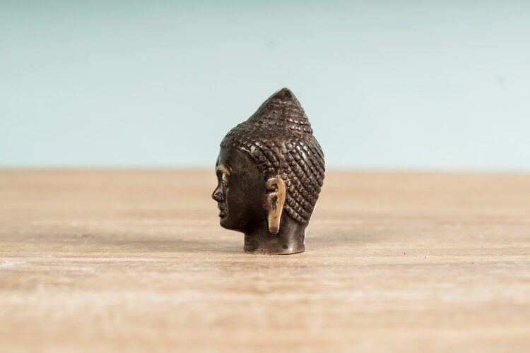 Rostro buda de metal - Imagen 2