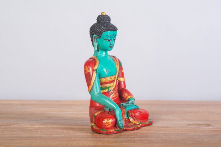 Buda de resina 27 cms. colores - Imagen 2