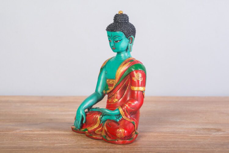 Buda de resina 27 cms. colores - Imagen 3
