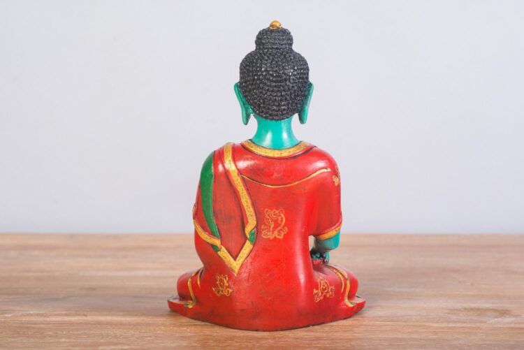 Buda de resina 27 cms. colores - Imagen 4