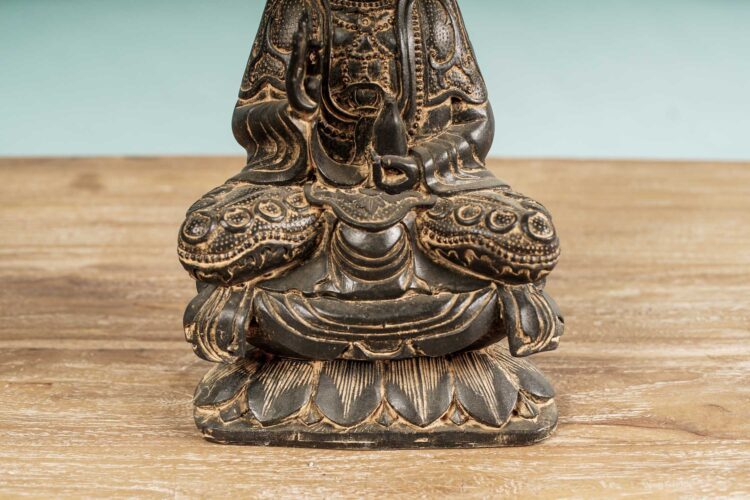 Figura Kwan Yin de Piedra Reconstituida - Imagen 4