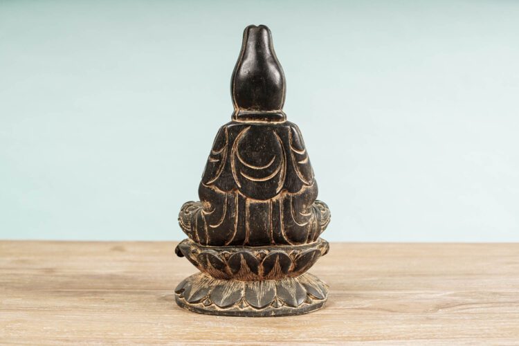 Figura Kwan Yin de Piedra Reconstituida - Imagen 5