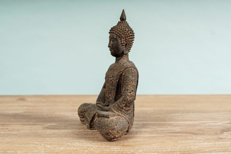 Figura Buda de Piedra Reconstituida - Imagen 2