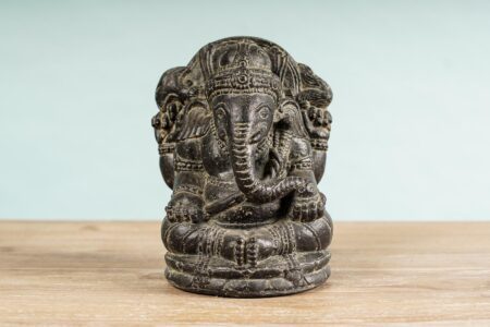 Figura Ganesha de Piedra Reconstituida