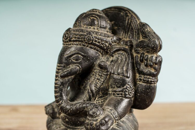 Figura Ganesha de Piedra Reconstituida - Imagen 3