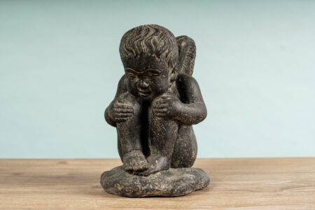 Figura Ángel sentado de Piedra Reconstituida