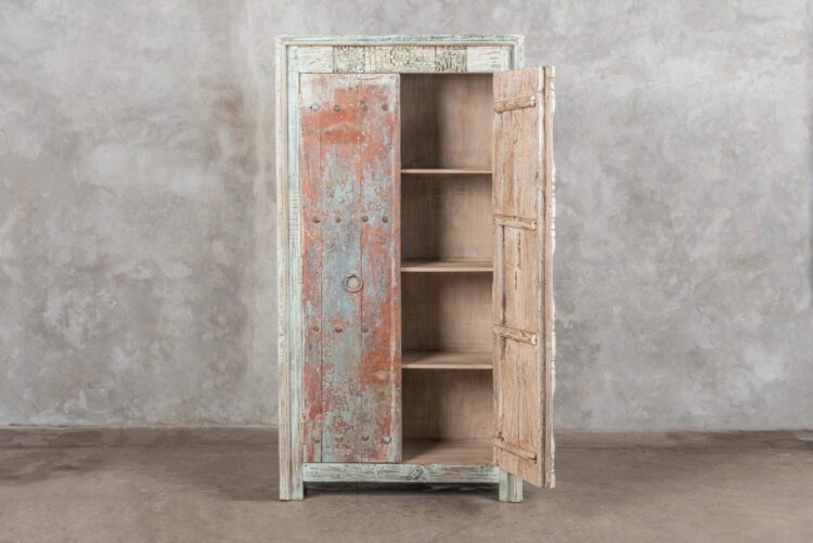 Alacena india de madera reciclada - Imagen 3