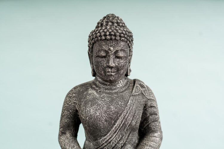 Figura Buda de Piedra Reconstituida - Imagen 2