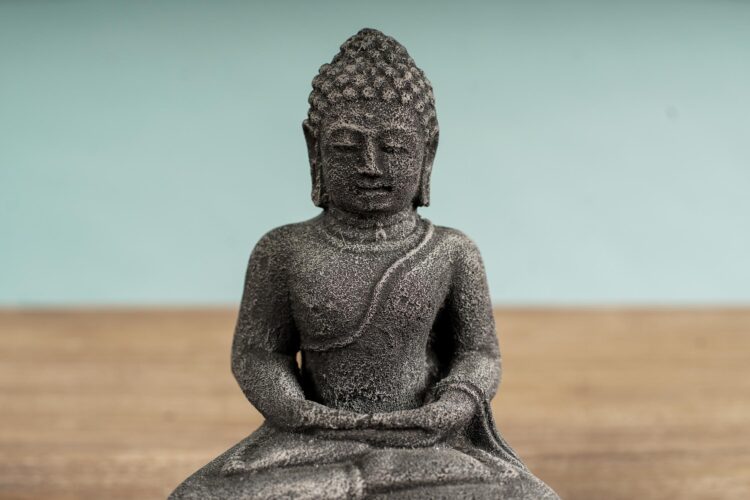 Figura Buda de Piedra Reconstituida - Imagen 2