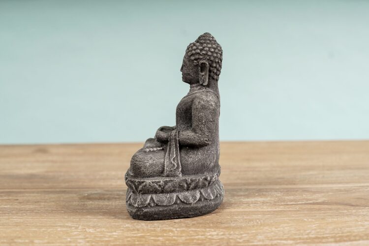 Figura Buda de Piedra Reconstituida - Imagen 3