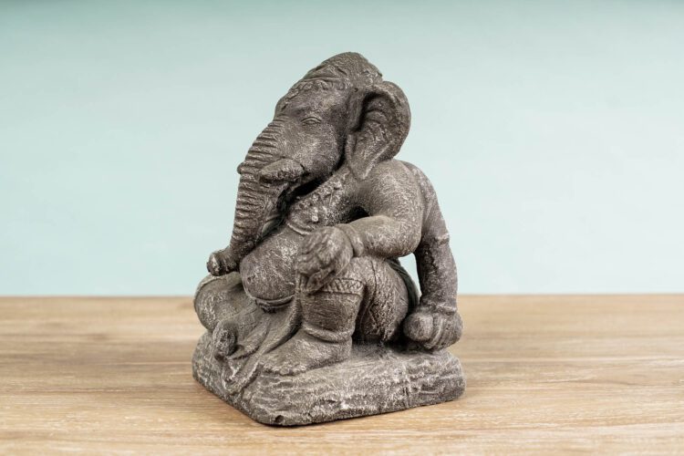 Figura Ganesh de Piedra Reconstituida - Imagen 3