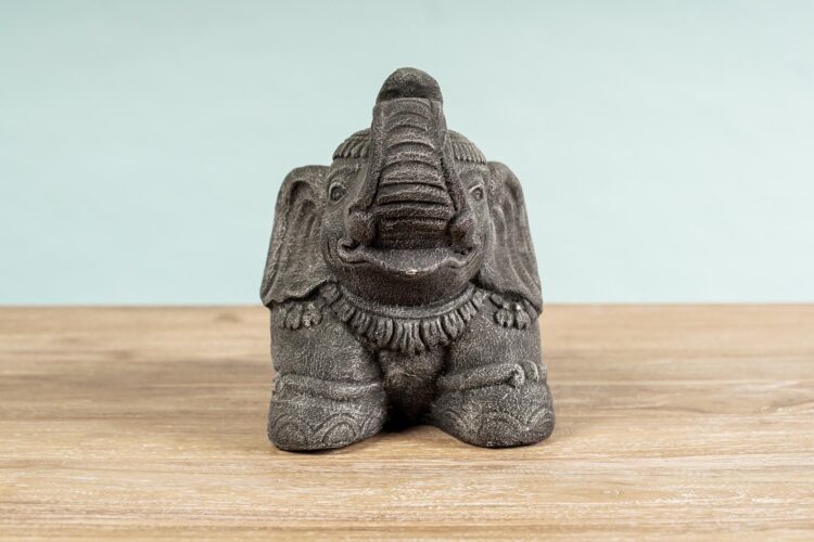 Figura elefante de Piedra Reconstituida