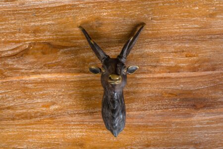Cabeza de venado decorativa