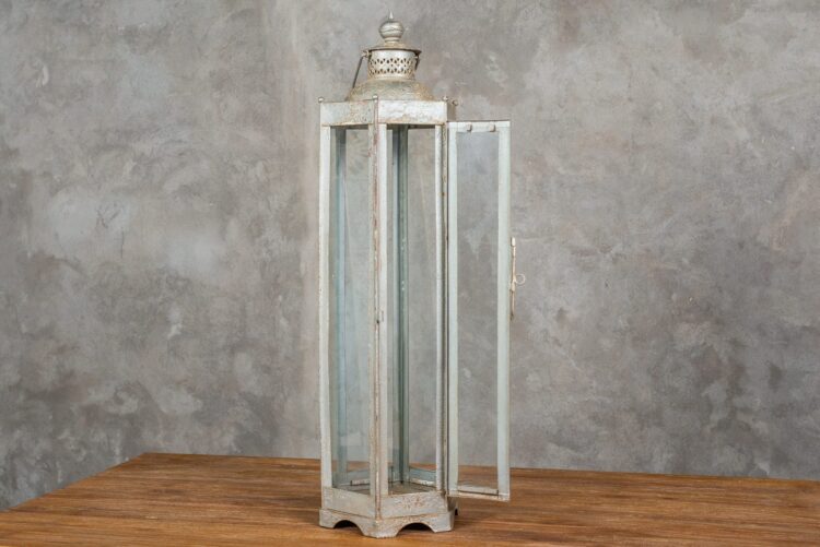 Farol de metal y vidrio - Imagen 3