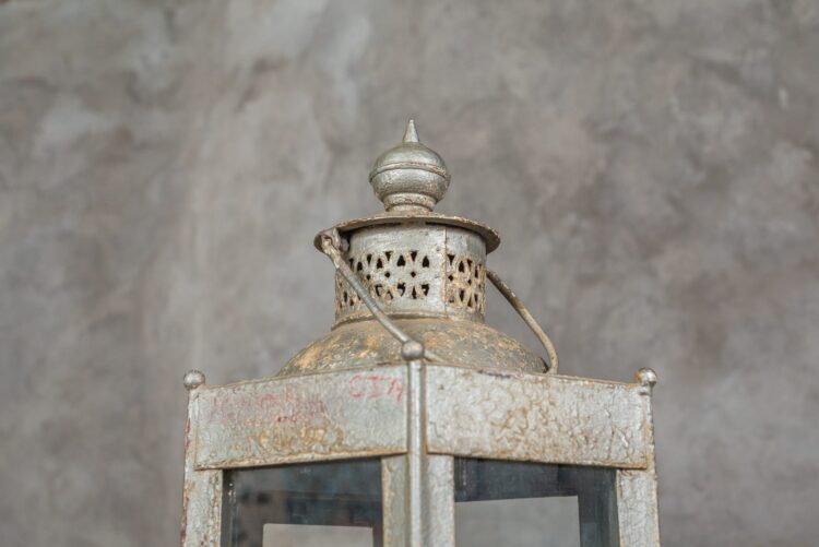 Farol de metal y vidrio - Imagen 5
