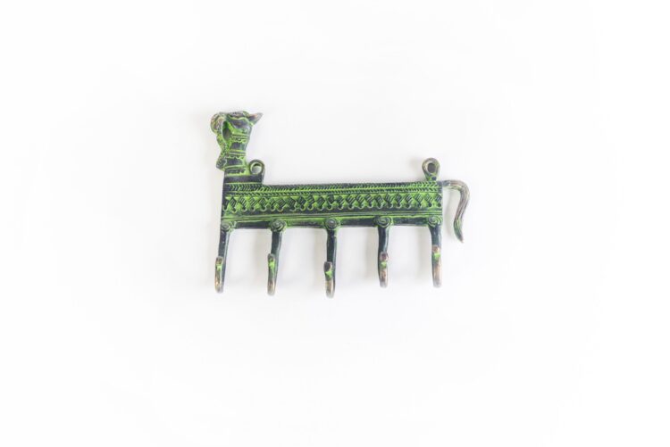 Colgador bronce camello