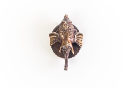 Tocapuerta de bronce elefante