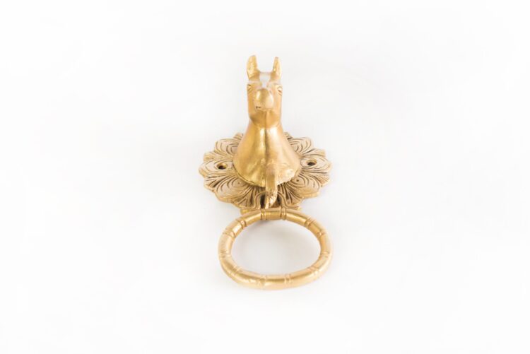 Tocapuerta de bronce caballo - Imagen 5