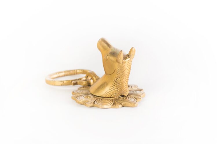 Tocapuerta de bronce caballo - Imagen 3