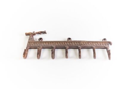 Colgador bronce venado
