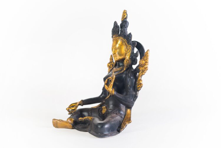 Diosa Tara de bronce - Imagen 4
