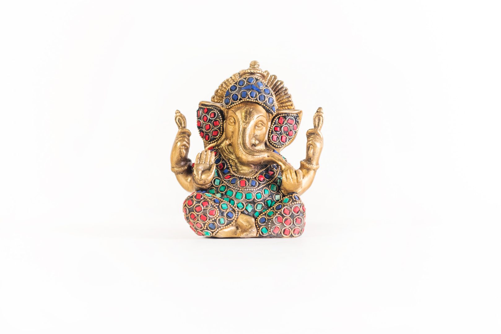 Ganesh en cristal de roche - France