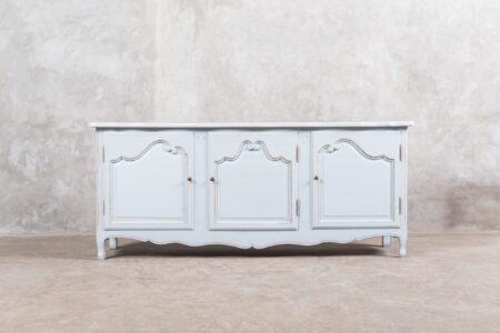 Buffet chino lacado gris