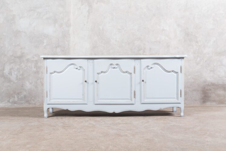Buffet chino lacado gris