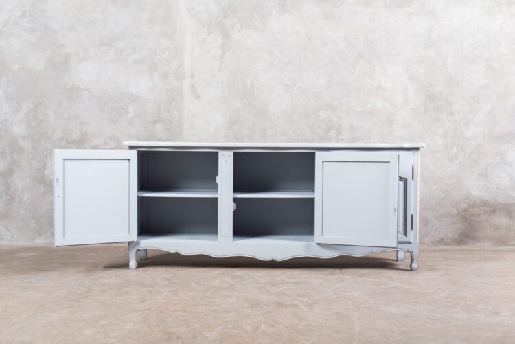 Buffet chino lacado gris - Imagen 6