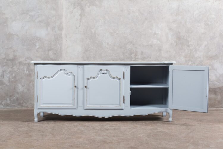 Buffet chino lacado gris - Imagen 5