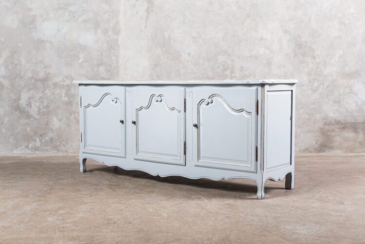 Buffet chino lacado gris - Imagen 2