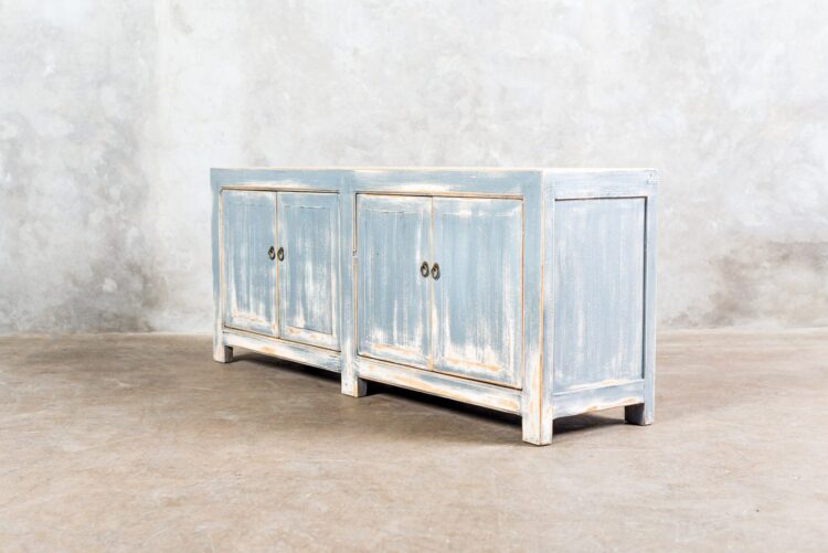 Buffet chino pintura decapada - Imagen 2