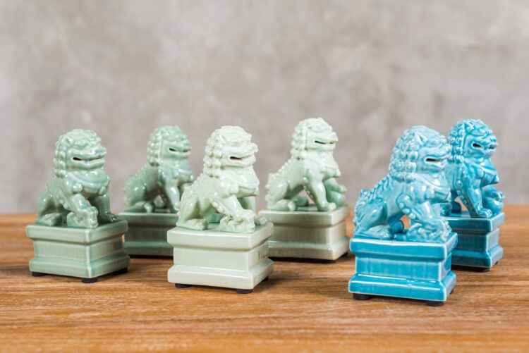 Perros Fu porcelana - Imagen 6
