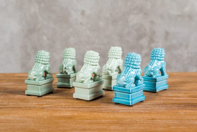 Perros Fu porcelana - Imagen 5