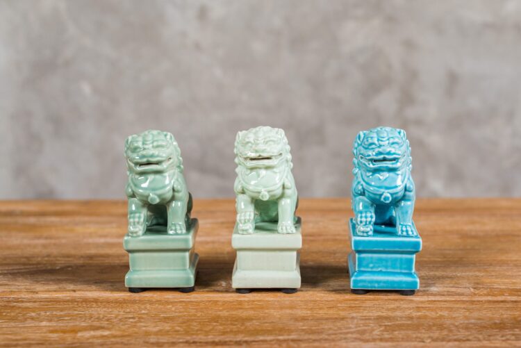 Perros Fu porcelana - Imagen 4