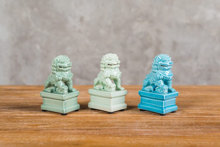 Perros Fu porcelana - Imagen 3